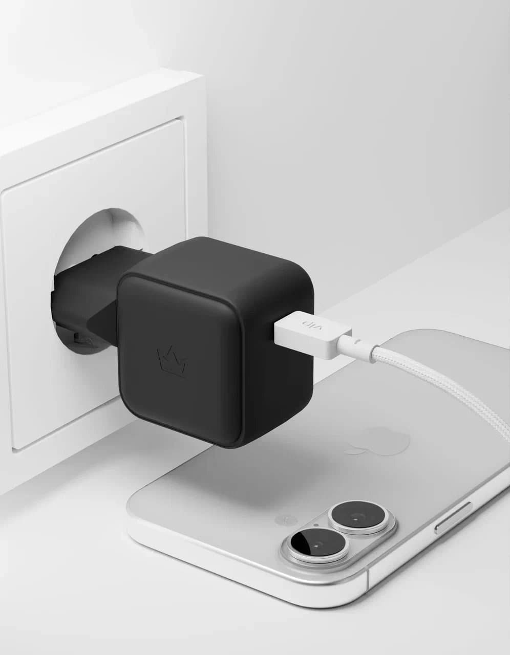 Сетевое зарядное устройство VLP G-Charge 45Вт USB-C, PD, QC, черный - 3