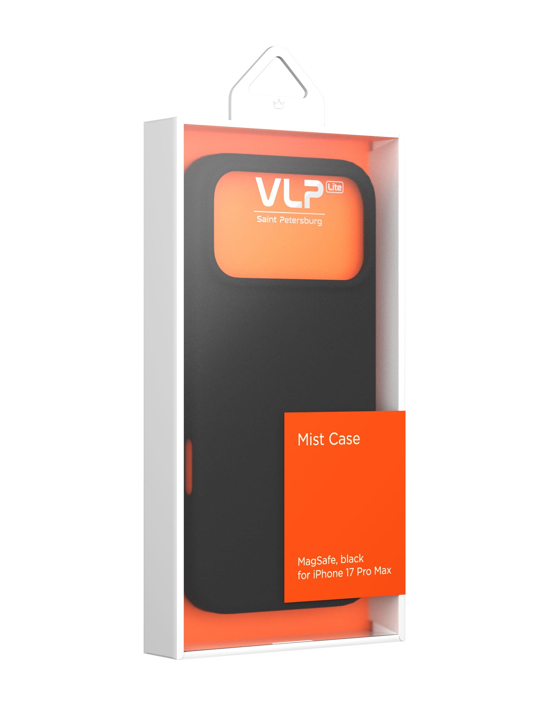 Чехол защитный VLP LITE Mist Case с MagSafe для iPhone 17 ProMax, черный - 2