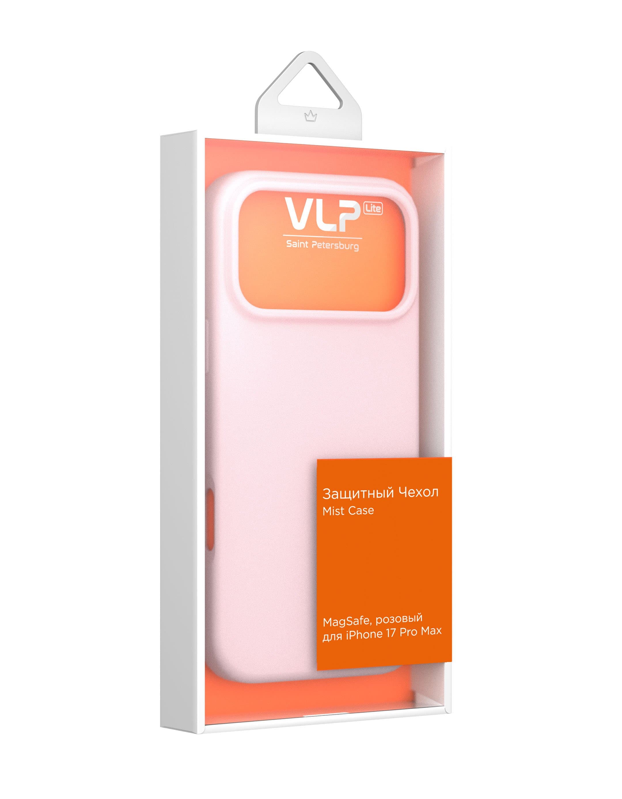 Чехол защитный VLP LITE Mist Case с MagSafe для iPhone 17 ProMax, розовый - 2