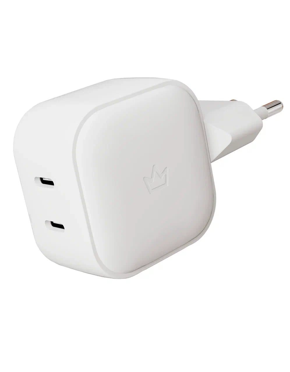 Сетевое зарядное устройство VLP G-Charge 45Вт USB-C+USB-C, PD, QC, белый