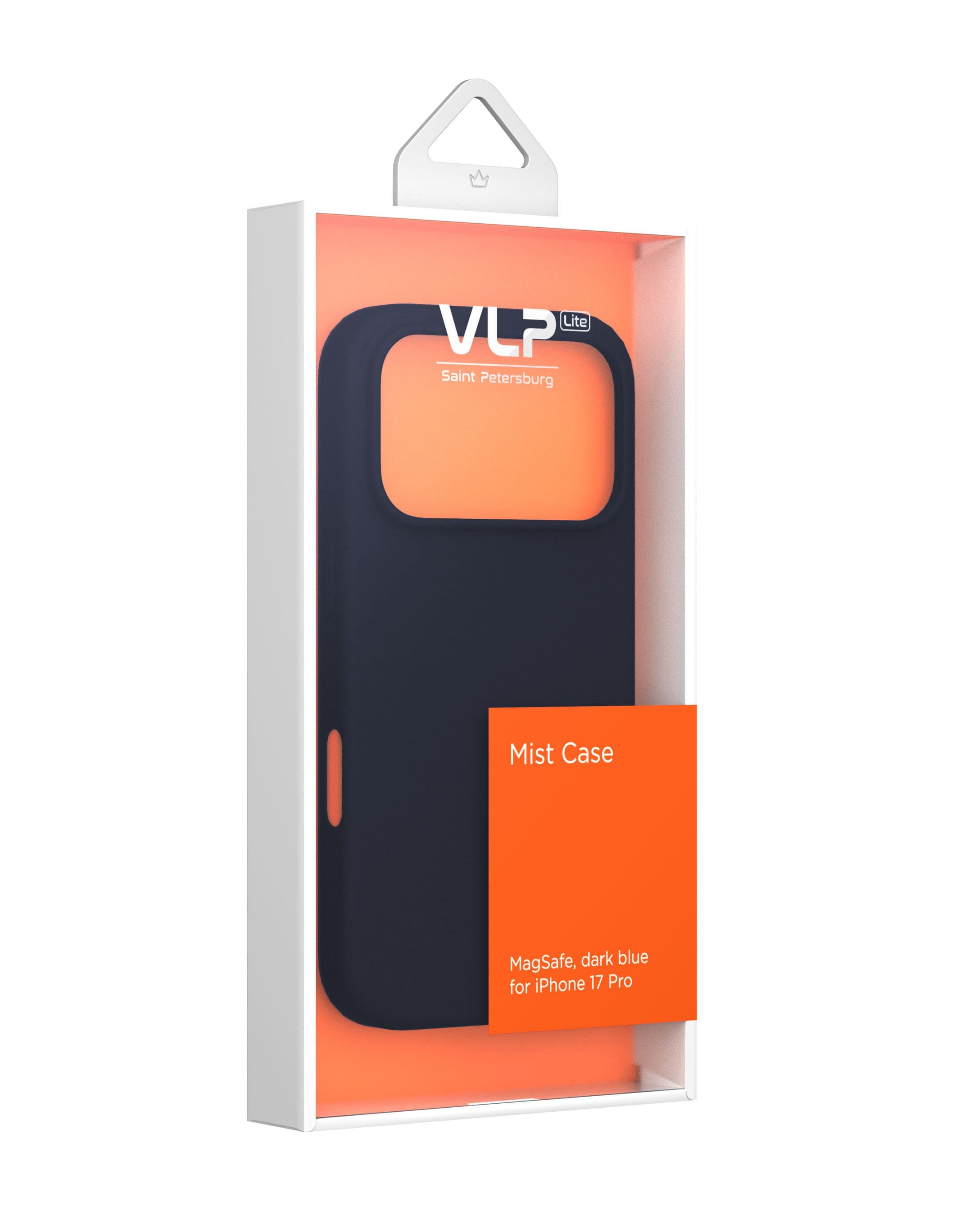 Чехол защитный VLP LITE Mist Case с MagSafe для iPhone 17 Pro, темно-синий