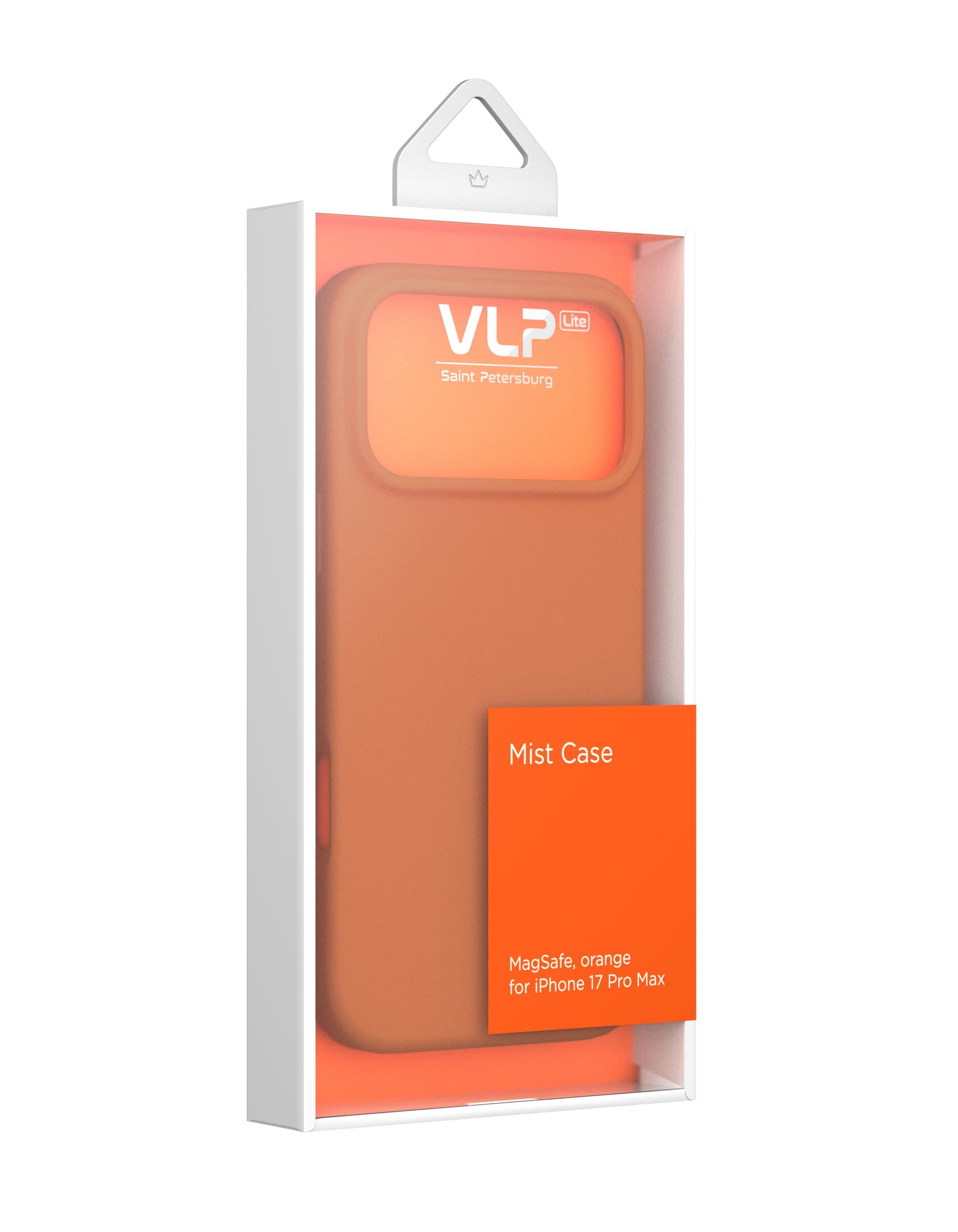 Чехол защитный VLP LITE Mist Case с MagSafe для iPhone 17 ProMax, оранжевый