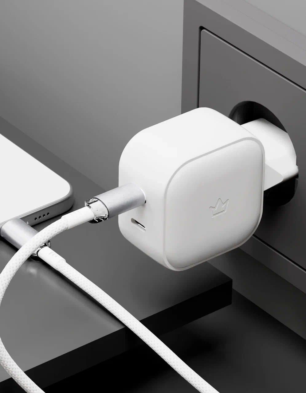 Сетевое зарядное устройство VLP G-Charge 45Вт USB-C+USB-C, PD, QC, белый - 3
