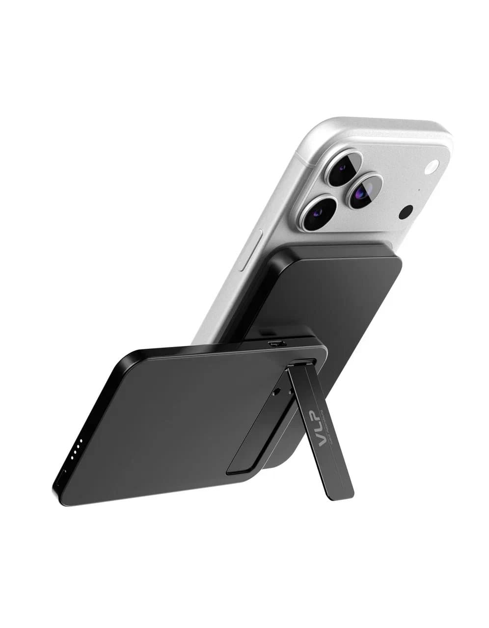Аккумулятор внешний VLP Diamond Energy Pro MagSafe, Qi2, 5000 mAh, 3A, USB-C, черный - 3