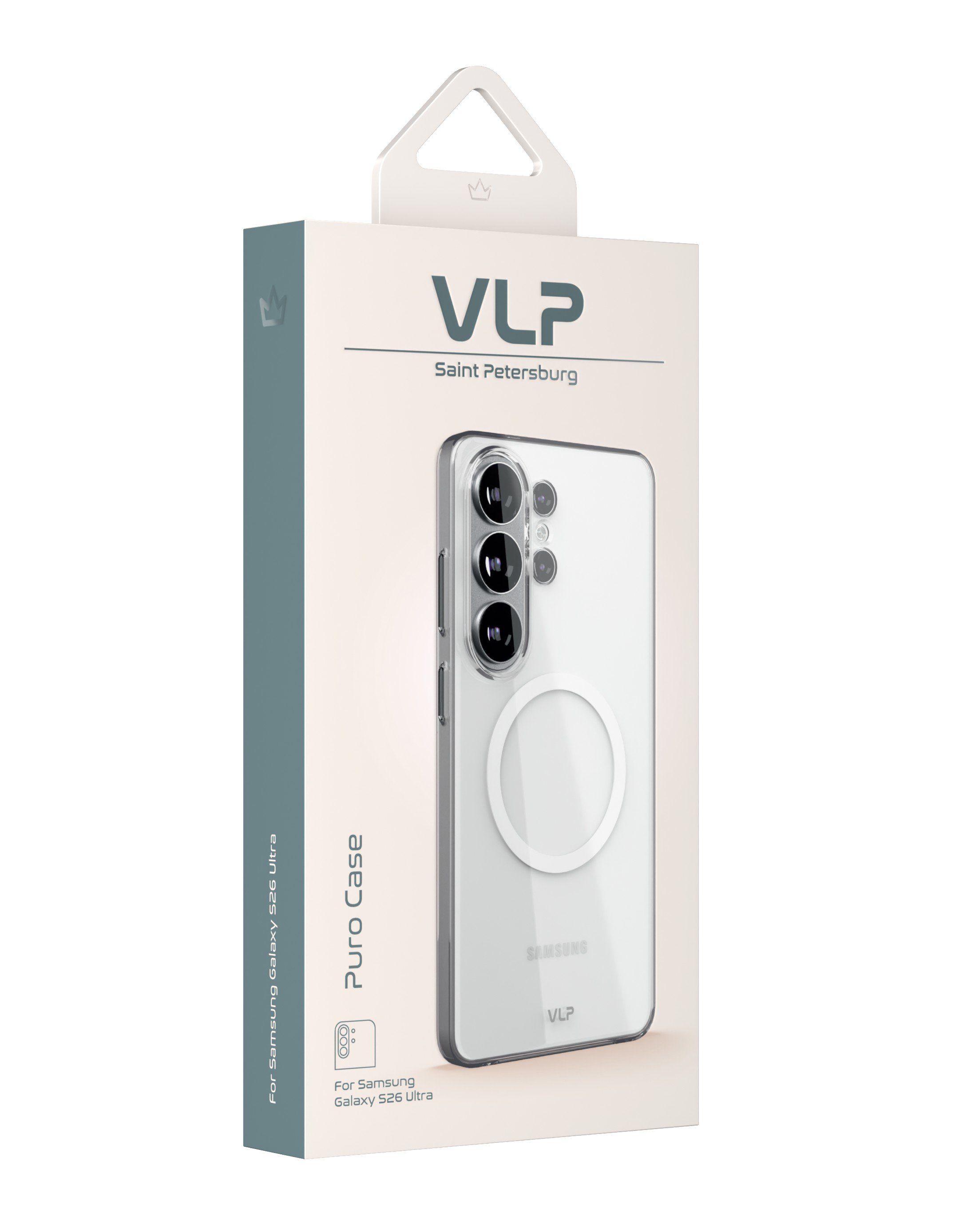 Чехол защитный VLP Puro Case с MagSafe для Samsung Galaxy S26 Ultra, прозрачный - 2