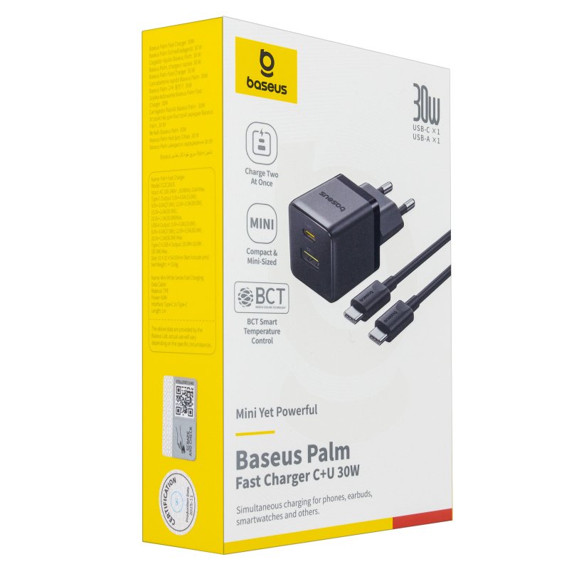 Baseus Зарядное устройство для телефона 30W - 1