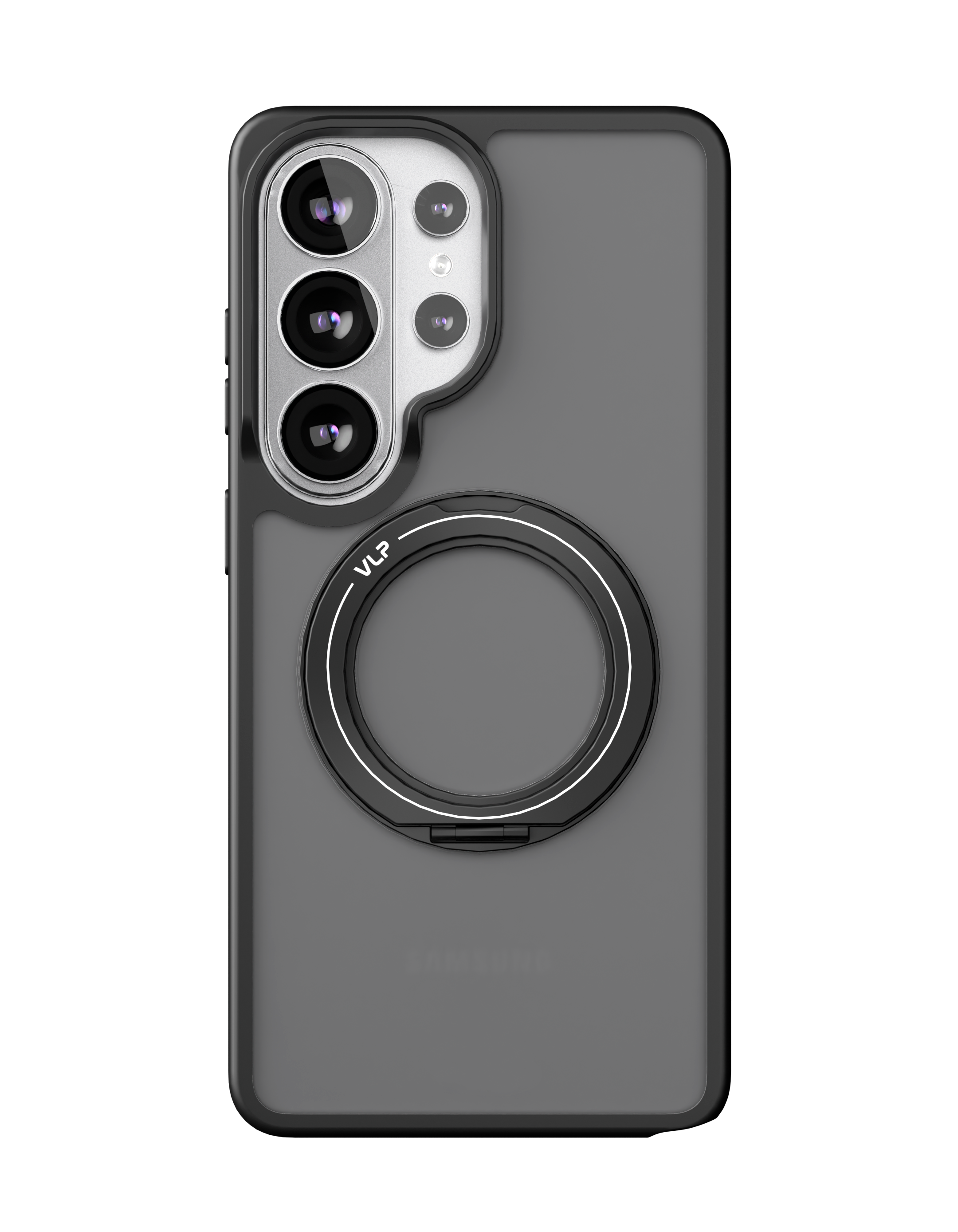 Чехол защитный VLP Ring Case с MagSafe для Samsung Galaxy S26 Ultra, черный - 1