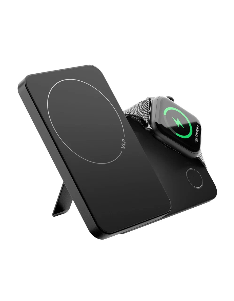 Аккумулятор внешний VLP Diamond Energy Pro MagSafe, Qi2, 5000 mAh, 3A, USB-C, черный - 2