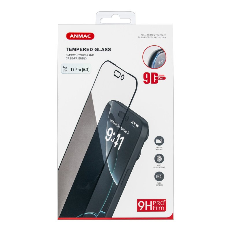 Защитное стекло для iPhone 17 Pro 9D ANMAC