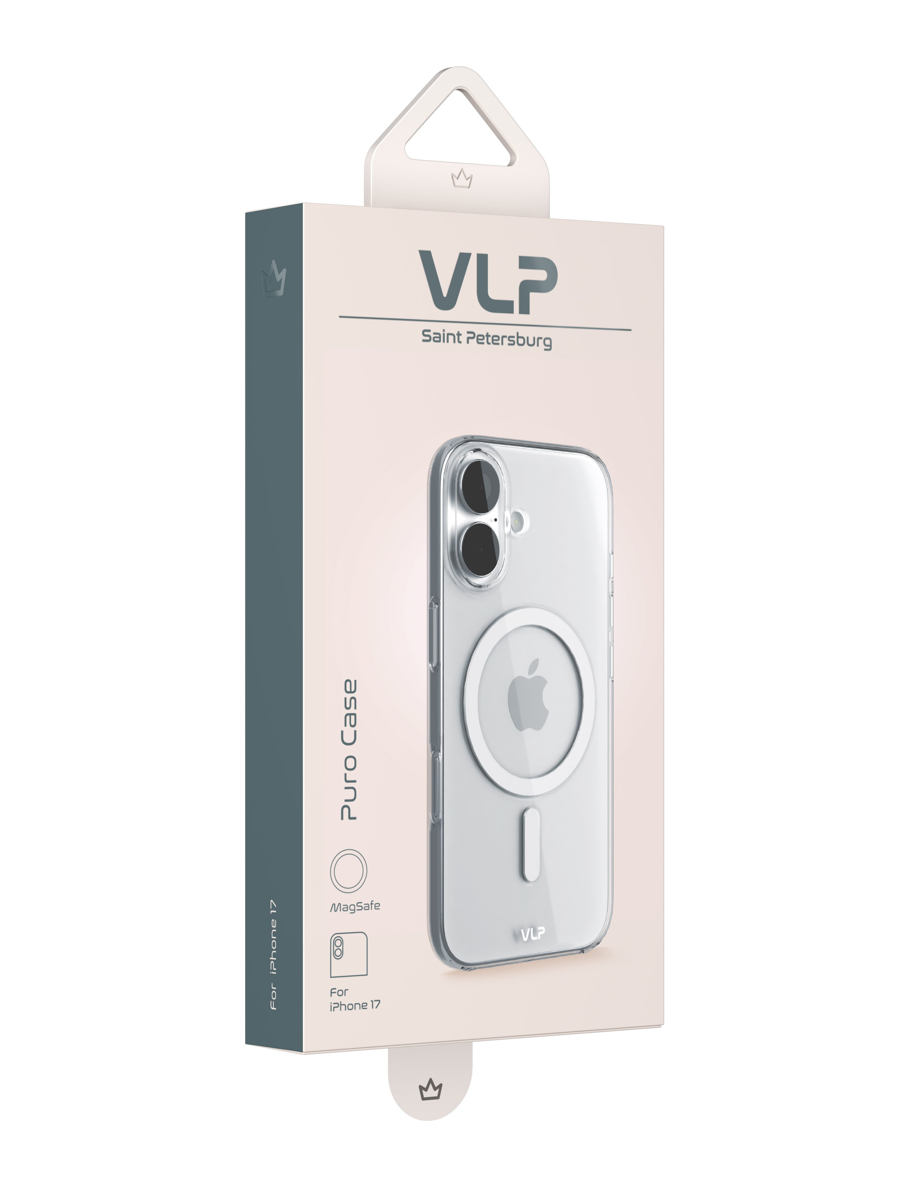 Чехол защитный VLP Puro Case с MagSafe для iPhone 17, прозрачный - 2