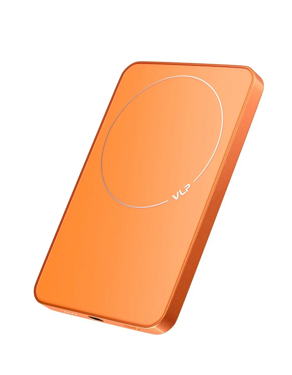 Аккумулятор внешний VLP Diamond Energy MagSafe, Qi2, 5000 mAh, 3A, USB-C, космический оранжевый - 1